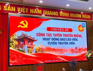 Hội nghị tập huấn công tác tuyên truyền miệng, họat động báo cáo viên, tuyên truyền viên