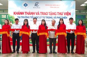 EPU đồng hành lan tỏa tri thức, thắp sáng ước mơ tại Trường Tiểu học Lý Tự Trọng, Gia Lai